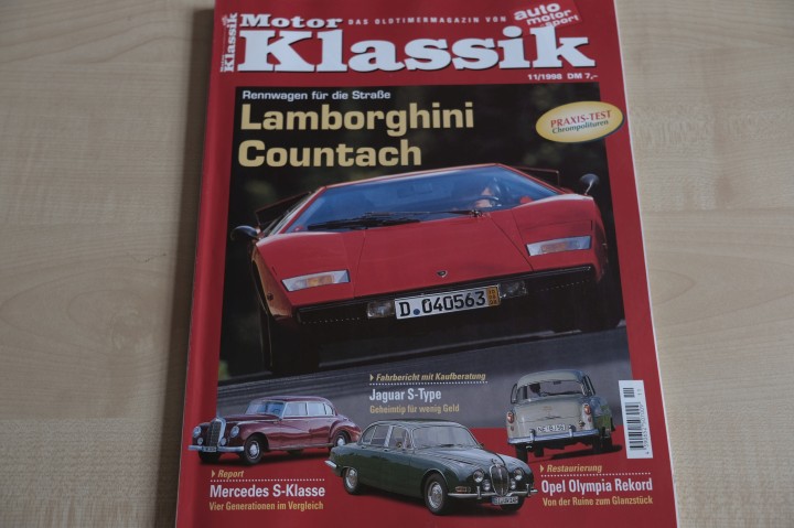 Motor Klassik 11/1998